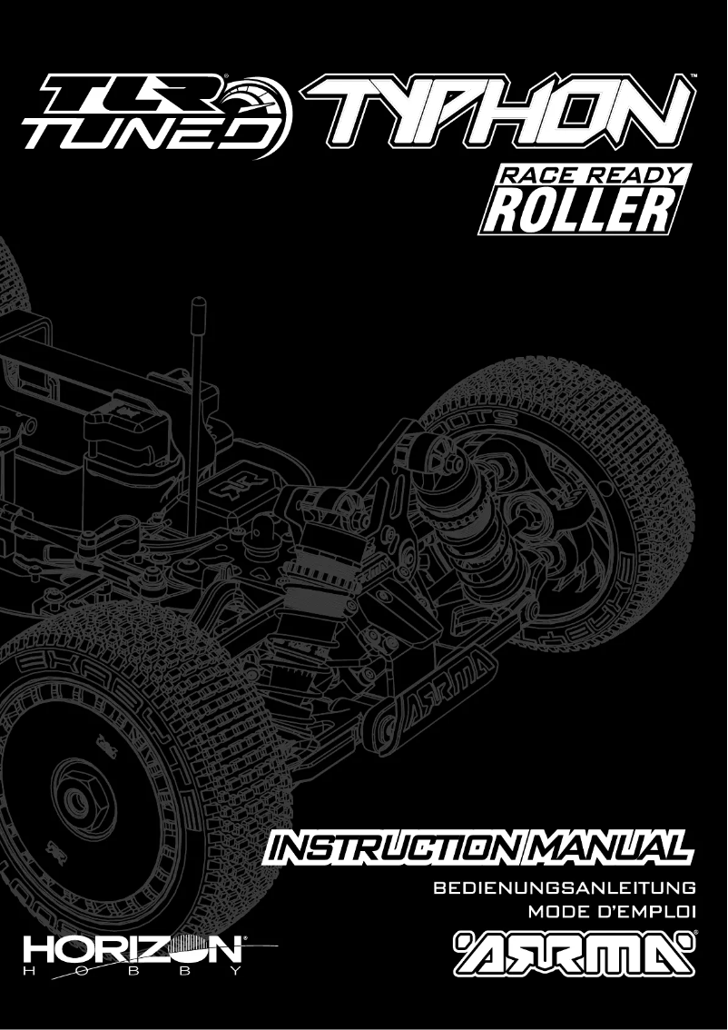 Page 1 de la notice Manuel utilisateur ARRMA TLR Tuned TYPHON