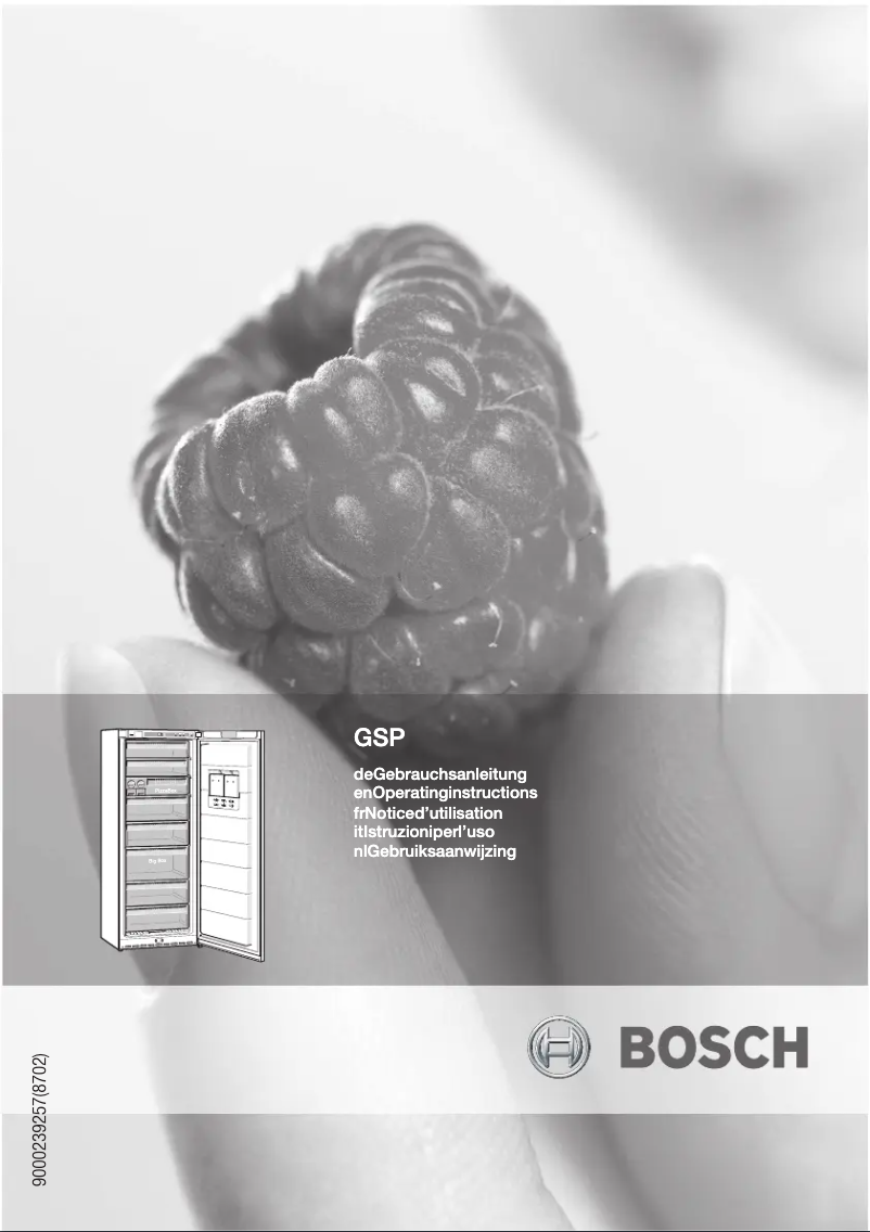 Page n°1 - Manuel utilisateur Bosch GSP40A31