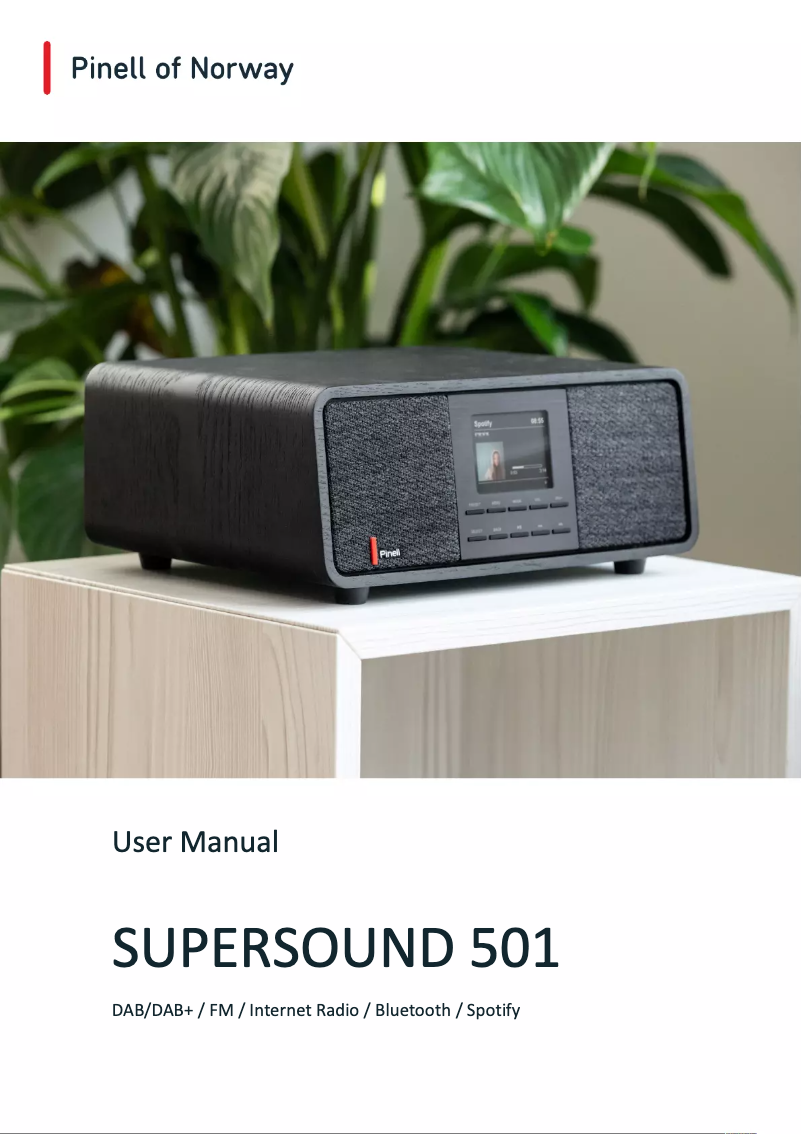 Image de la première page du manuel de l'appareil Supersound 501