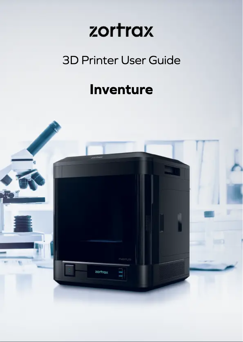 Image de la première page du manuel de l'appareil Inventure
