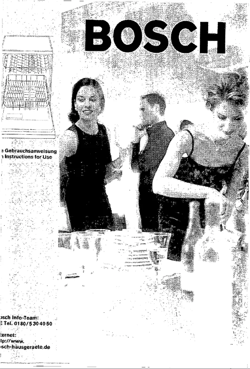 Page 1 de la notice Manuel utilisateur Bosch SGS0915