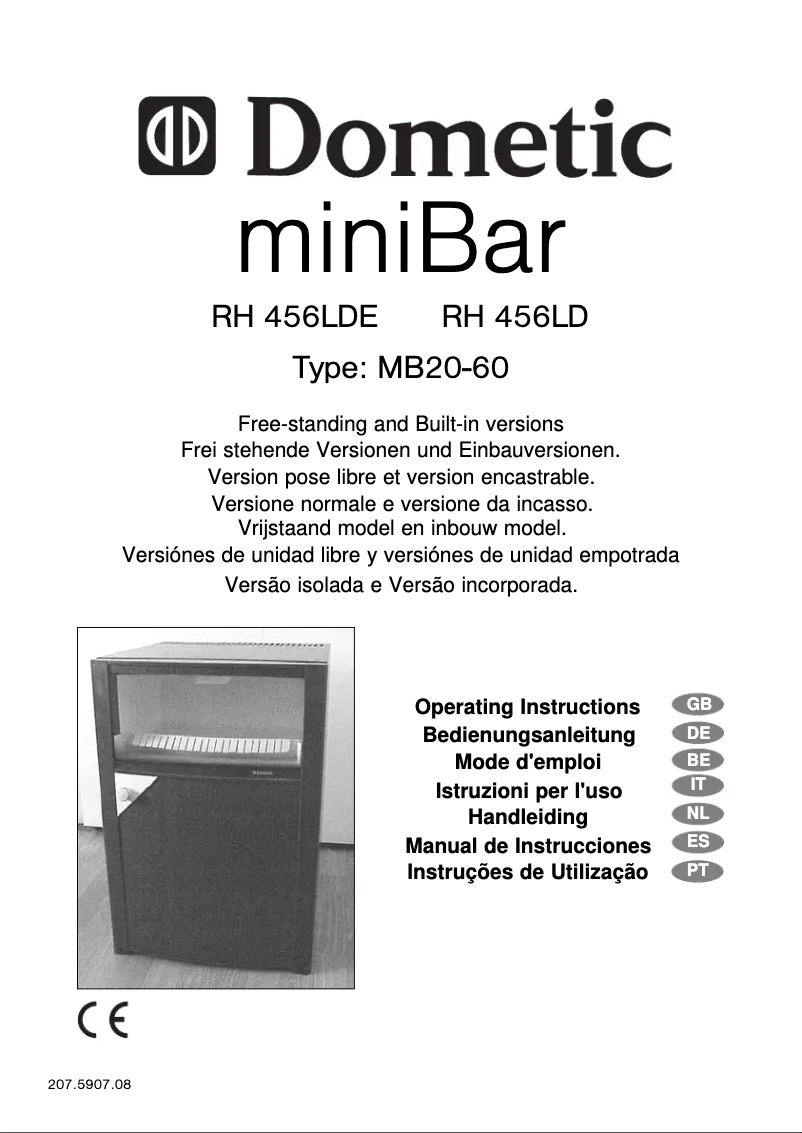 Image de la première page du manuel de l'appareil RH 456 LDE