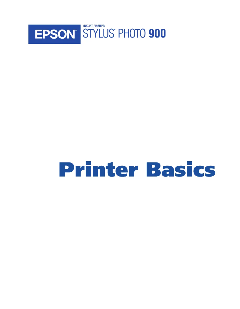 Image de la première page du manuel de l'appareil Stylus Photo 900