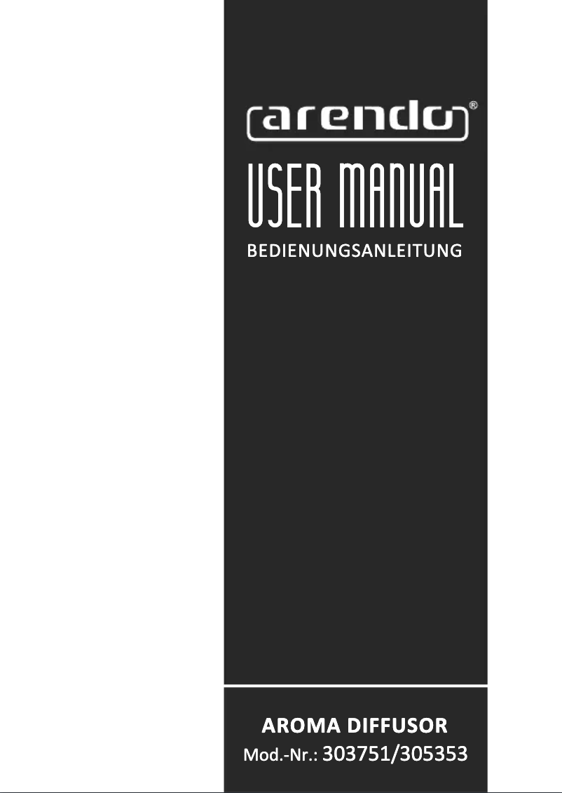 Page n°1 - Manuel utilisateur Arendo 305353