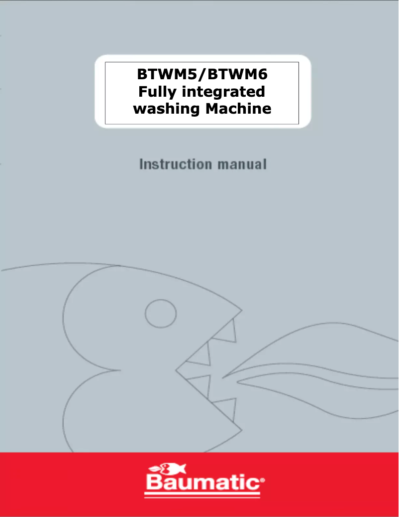 Image de la première page du manuel de l'appareil BTWM5