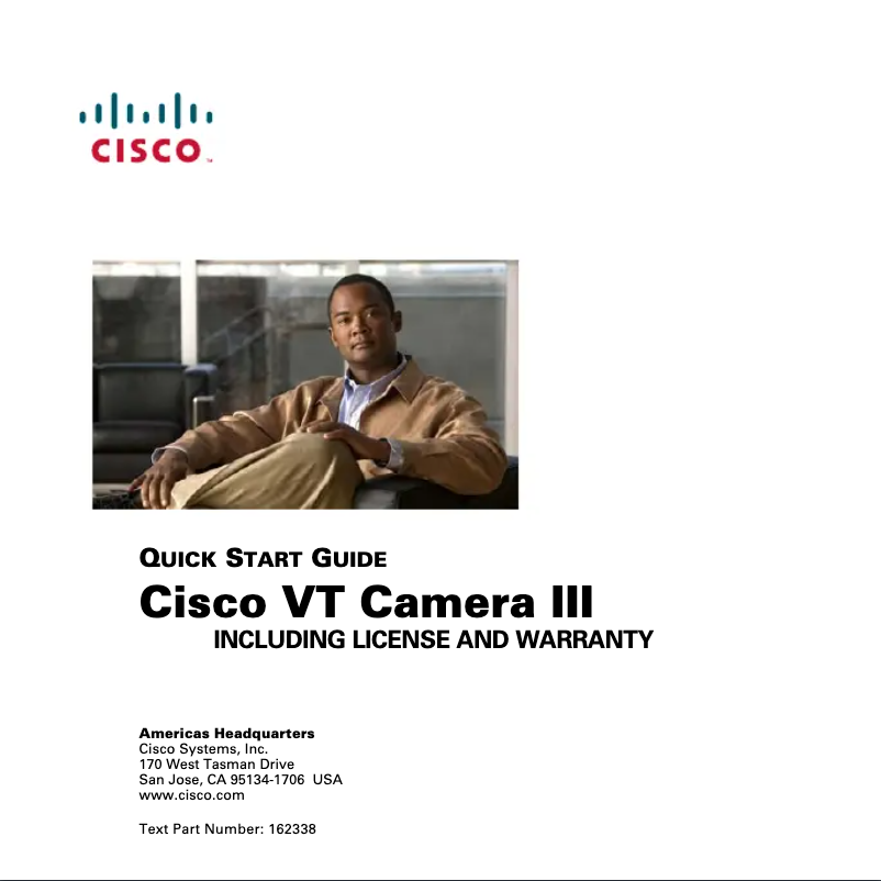 Page 1 de la notice Manuel utilisateur Cisco VT Camera III