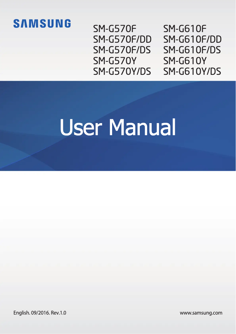 Page n°1 - Manuel utilisateur Samsung Galaxy On Nxt
