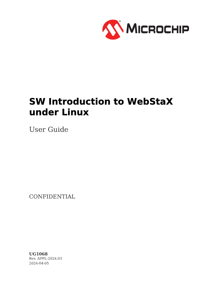 Page 1 de la notice Manuel utilisateur Microchip VSC6819