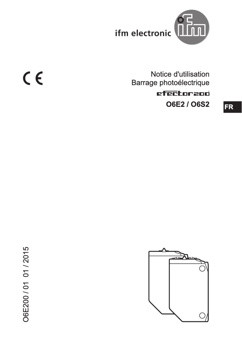 Page n°1 - Manuel utilisateur IFM O6S203
