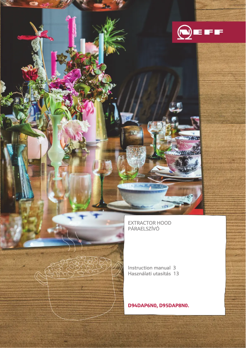 Page 1 de la notice Manuel utilisateur Neff D95DAP8N0B