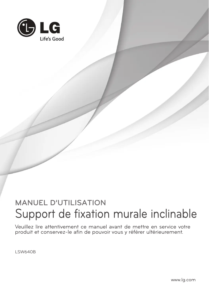 Image de la première page du manuel de l'appareil LSW640B