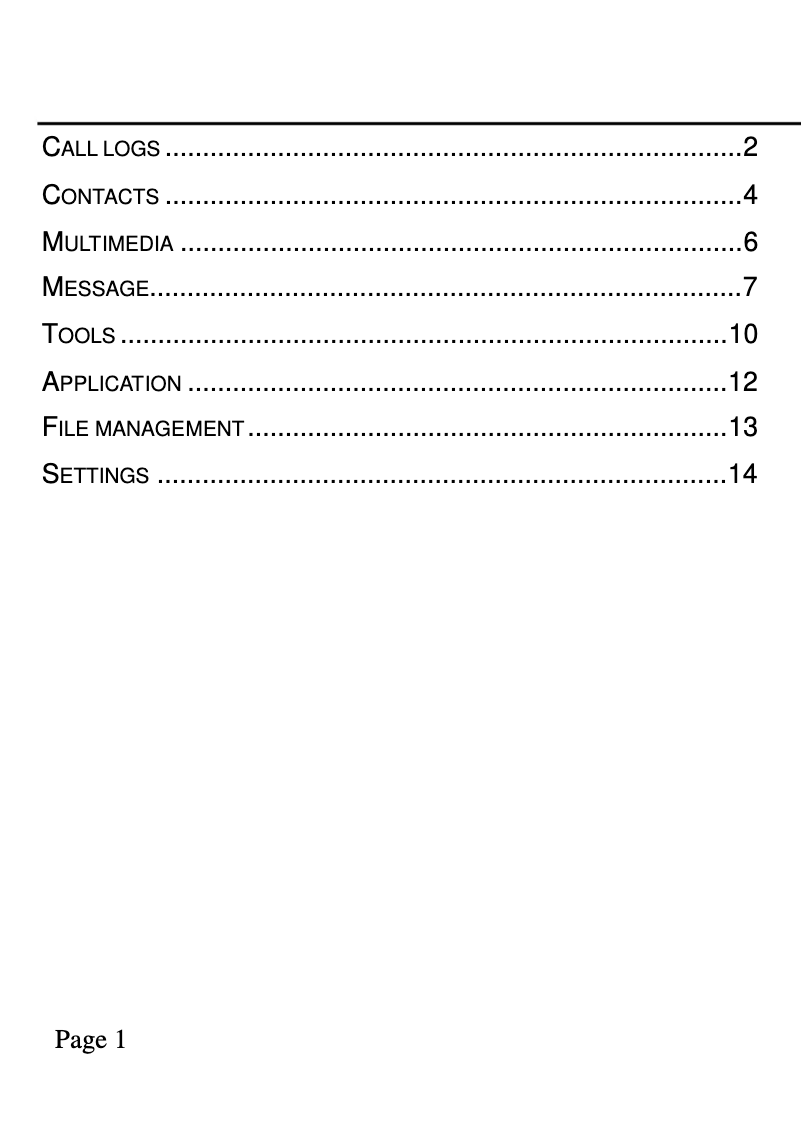 Page 1 de la notice Manuel utilisateur Plum Bubby