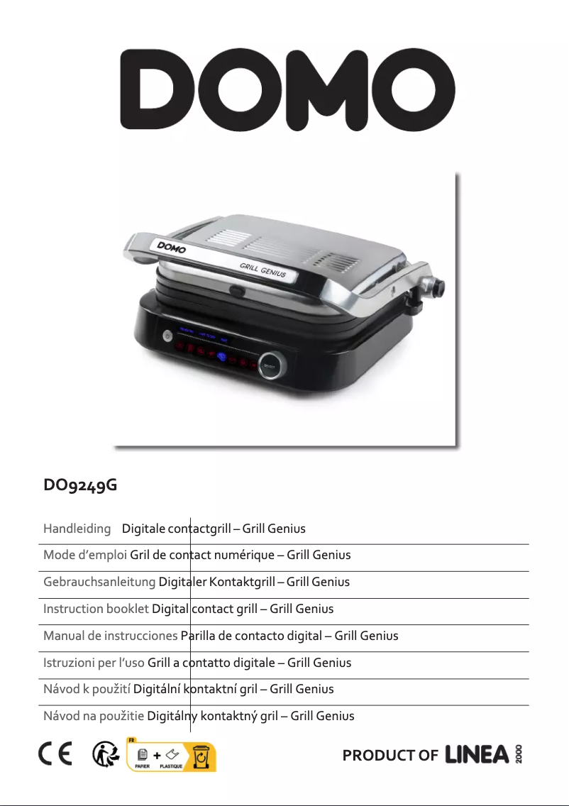 Page n°1 - Manuel utilisateur Domo DO9249G