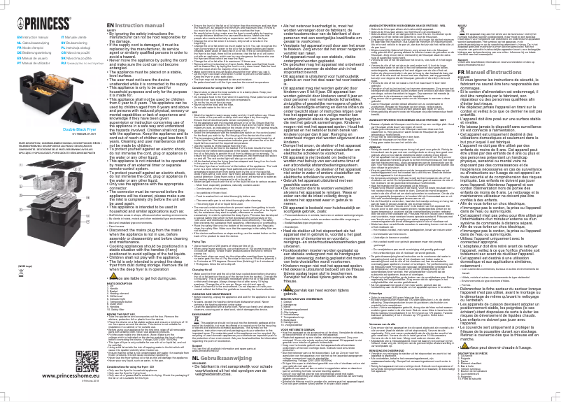 Page 1 de la notice Manuel utilisateur Princess 183028