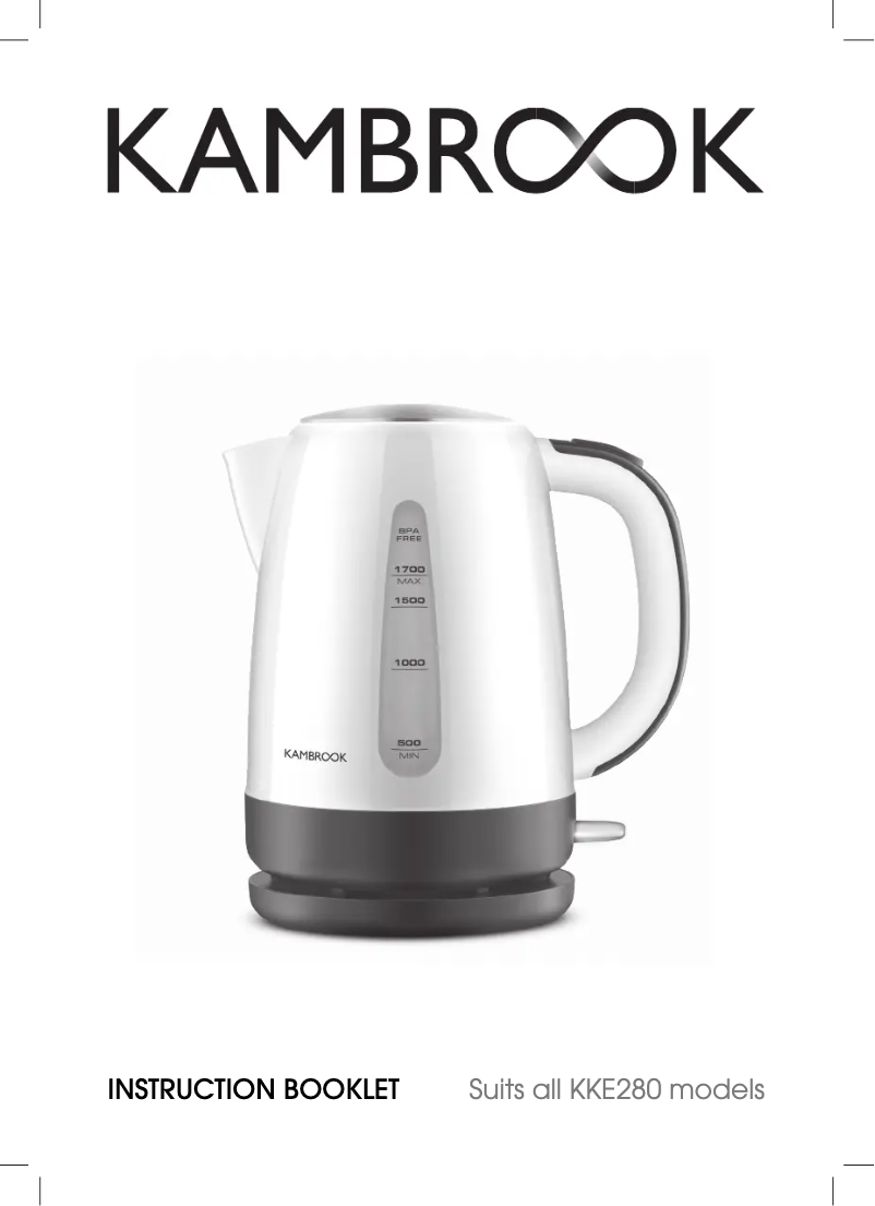 Image de la première page du manuel de l'appareil Pour with Ease KKE280