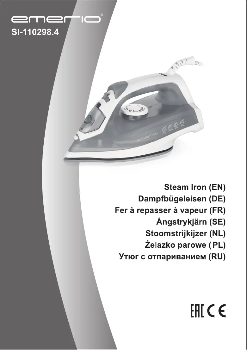 Page n°1 - Manuel utilisateur Emerio SI-110298