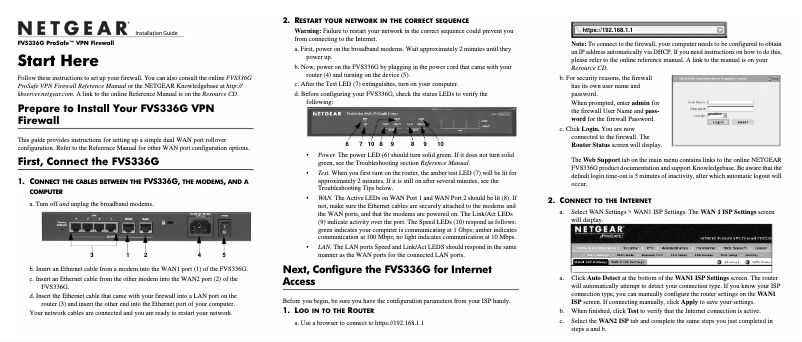Image de la première page du manuel de l'appareil FVS336G