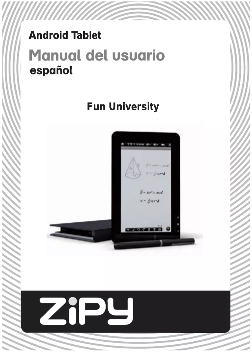 Page n°1 - Manuel utilisateur Zipy Fun University