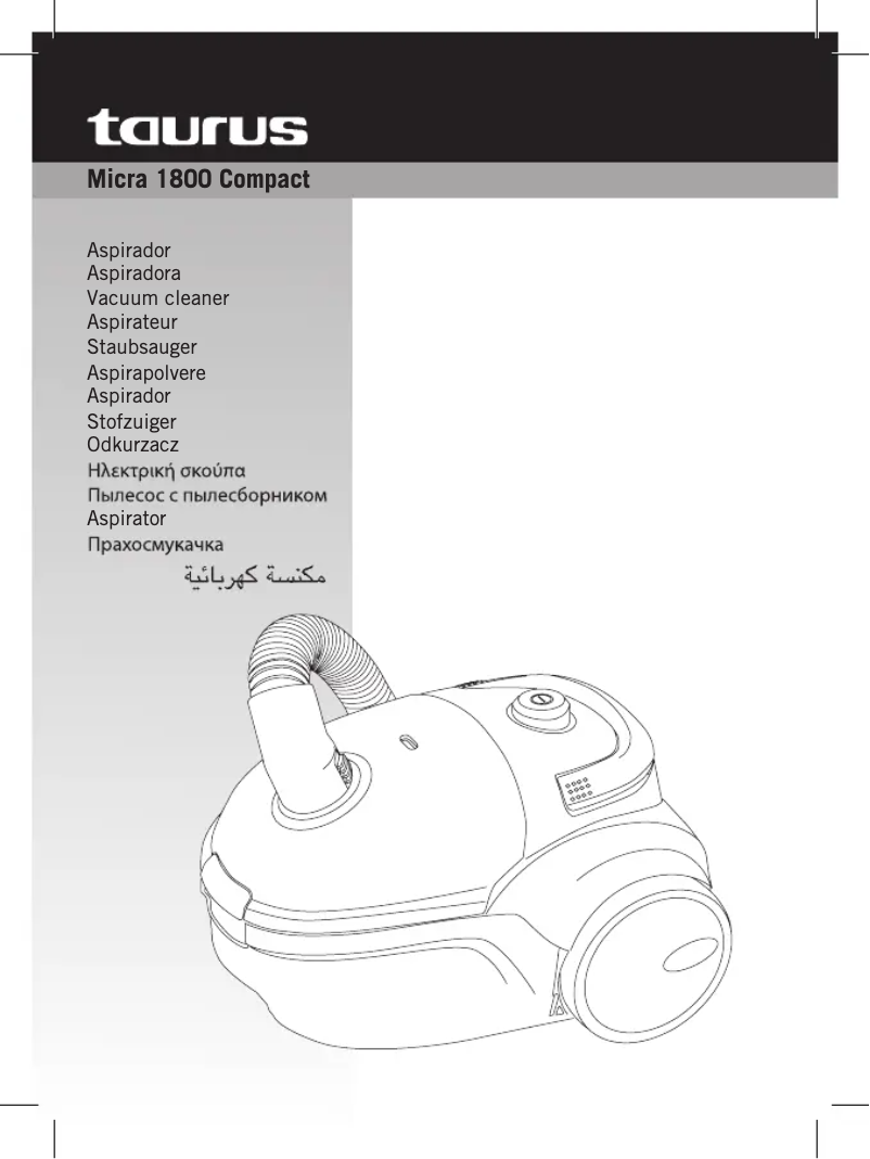 Page n°1 - Manuel utilisateur Taurus Micra 1800 Compact