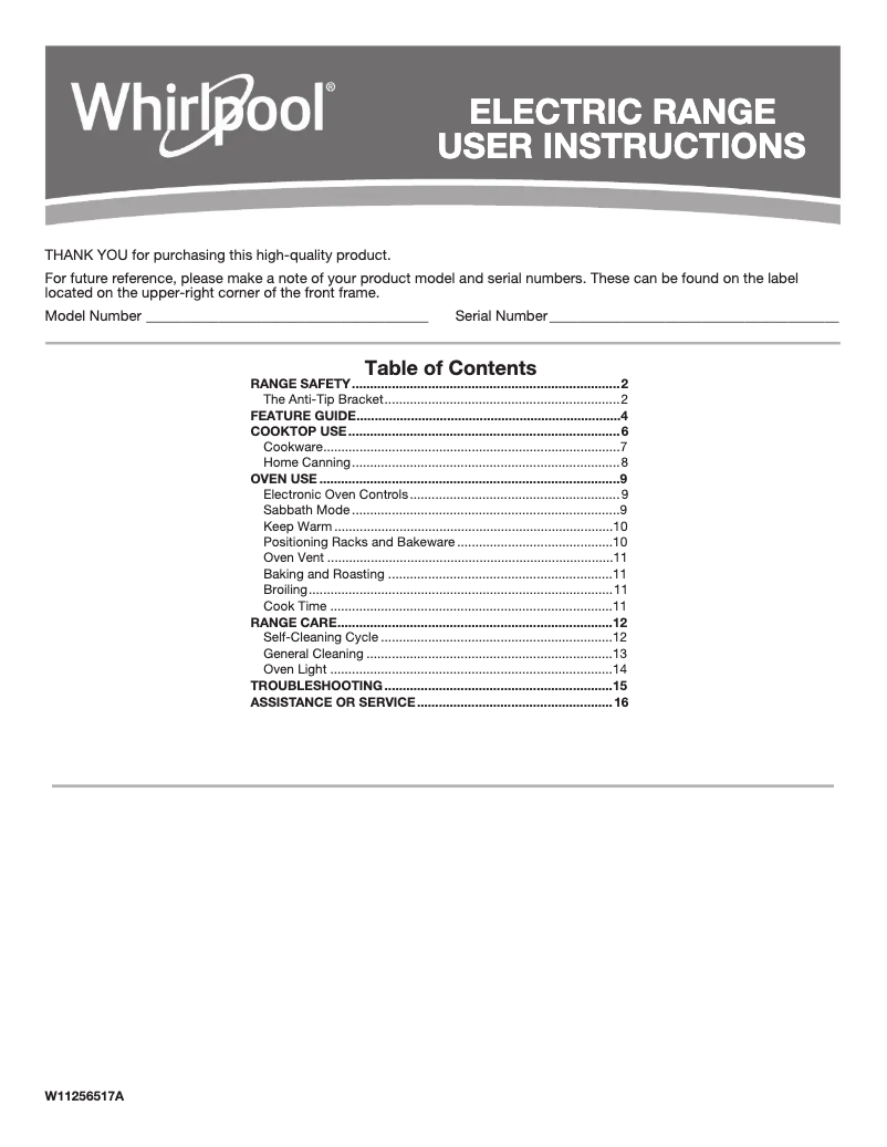 Imagen de la primera página del manual del dispositivo WEE510SAGW