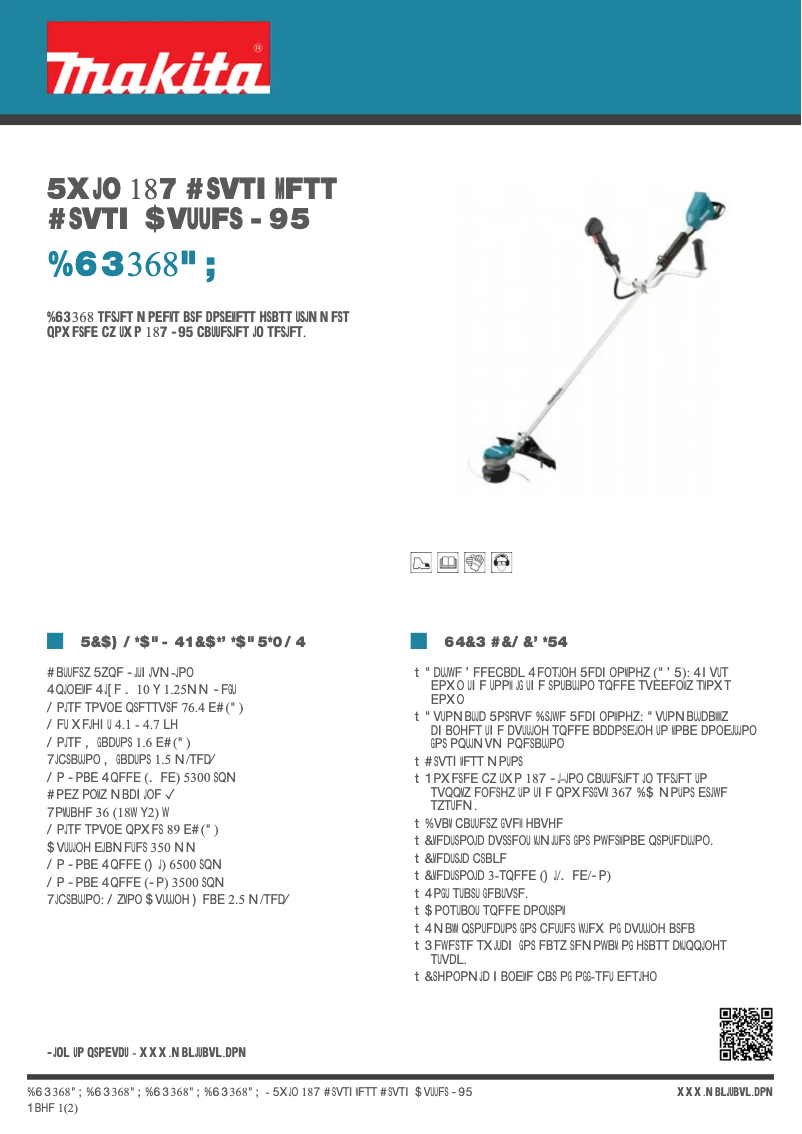 Imagen de la primera página del manual del dispositivo DUR368AZ