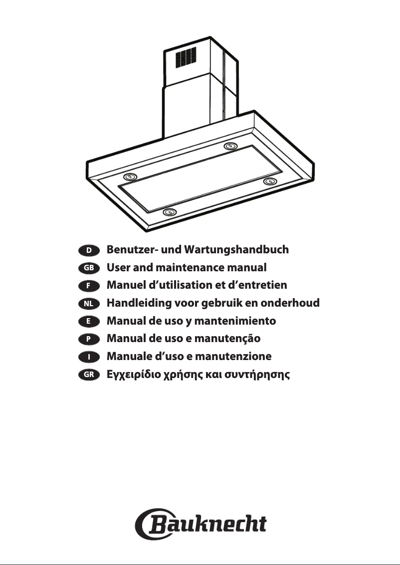 Page n°1 - Manuel utilisateur Bauknecht DBTRI 9110