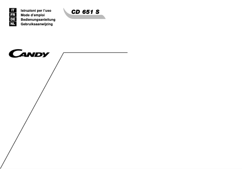 Image de la première page du manuel de l'appareil CD 651 S