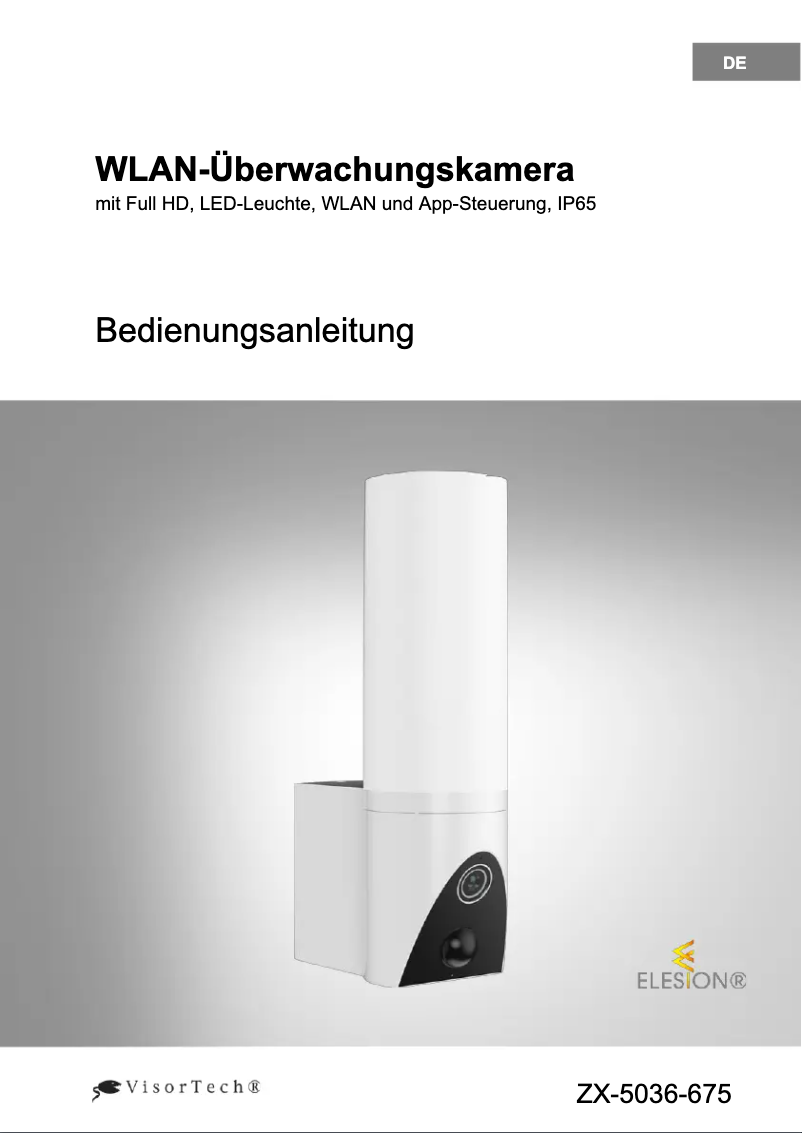 Image de la première page du manuel de l'appareil ZX-5036-675