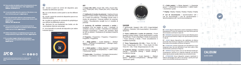 Image de la première page du manuel de l'appareil CALIDUM