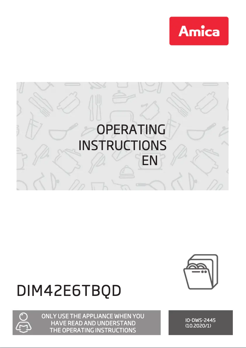 Image de la première page du manuel de l'appareil DIM42E6TBqD