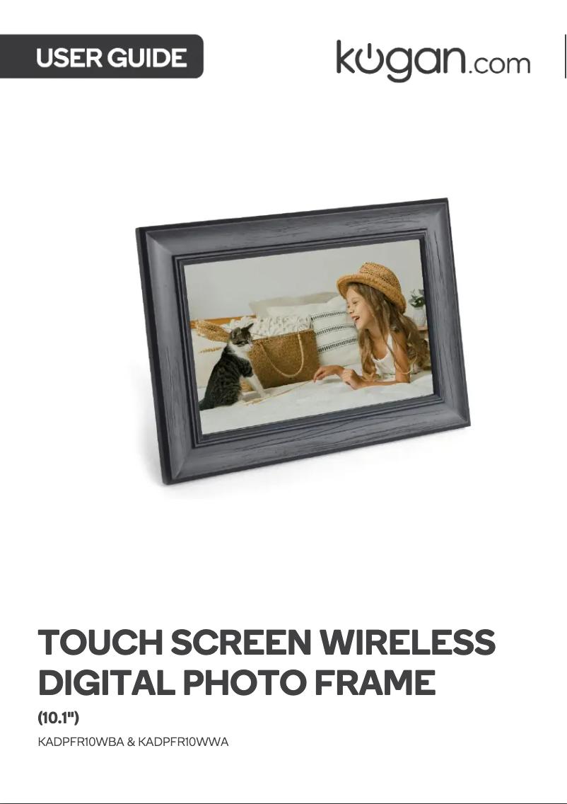 Page 1 de la notice Manuel utilisateur Kogan KADPFR10WBA