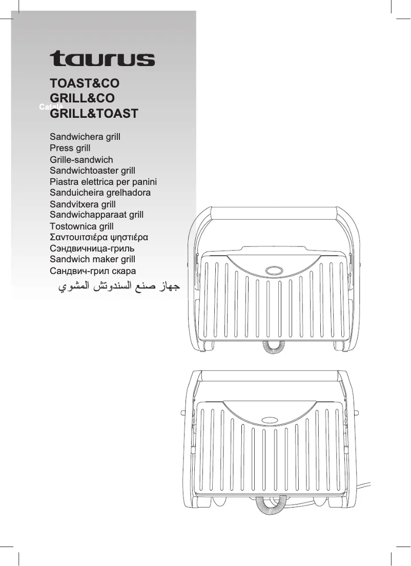 Page n°1 - Manuel utilisateur Taurus Grill&Toast