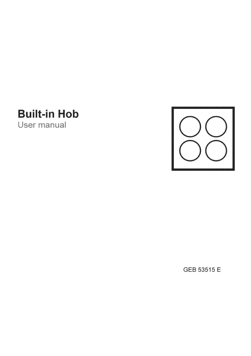 Image de la première page du manuel de l'appareil GEB 53515