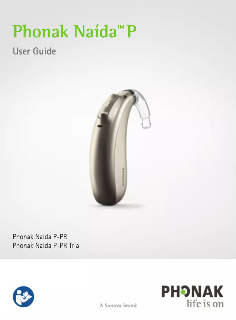 Image de la première page du manuel de l'appareil Naída Paradise