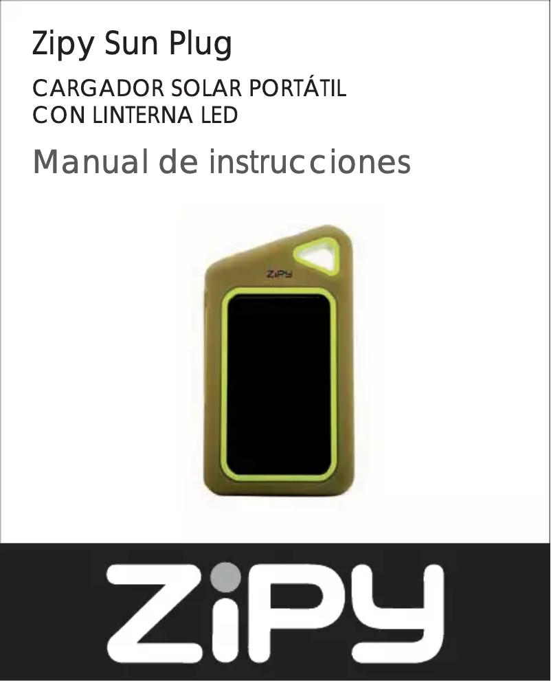 Página 1 del manual Manual de usuario Zipy Sun Plug