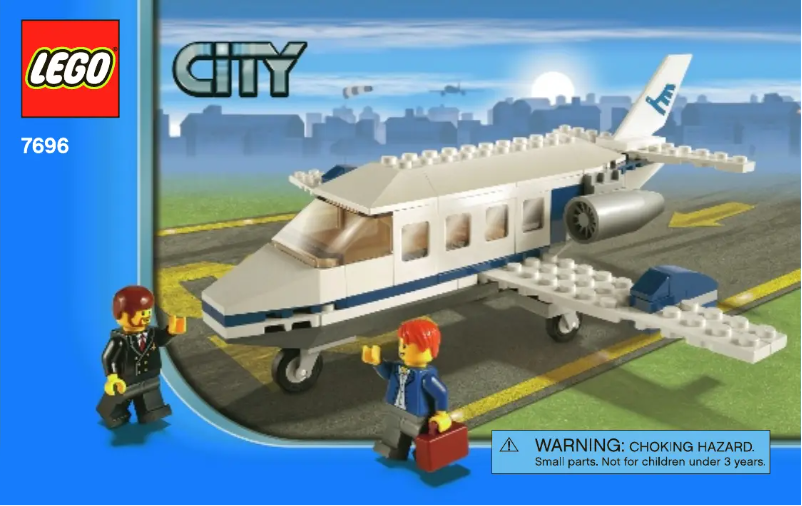 Page 1 de la notice Manuel utilisateur Lego Private Jet