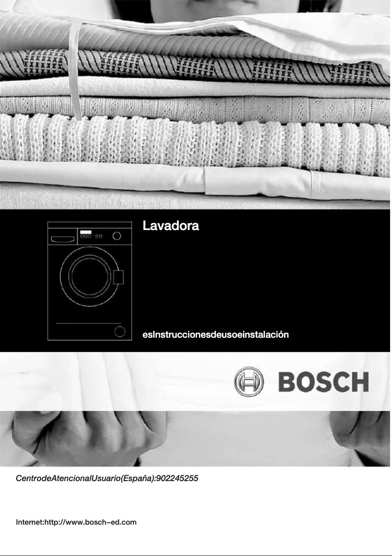 Page 1 de la notice Manuel utilisateur Bosch WAA24260EE