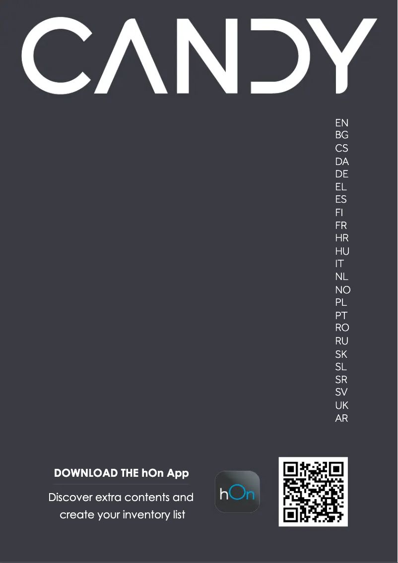 Page n°1 - Manuel utilisateur Candy CBL3518EB