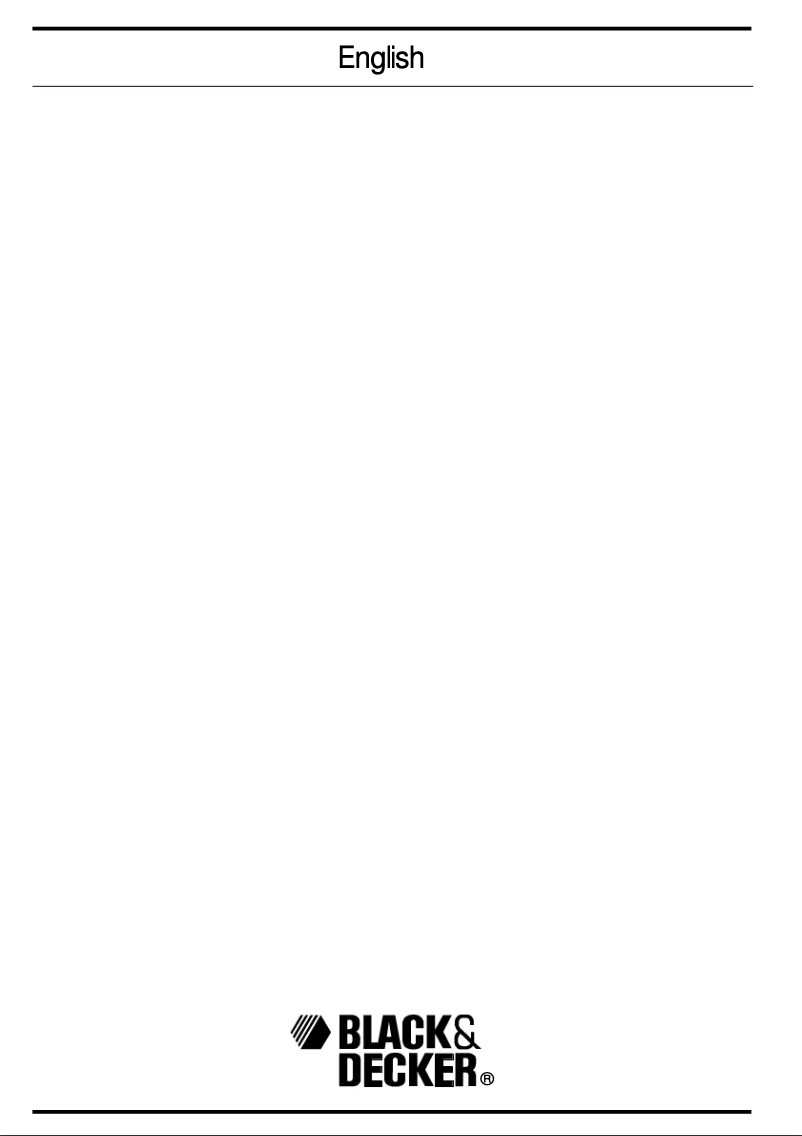 Página 1 del manual Manual de usuario Black & Decker GX302