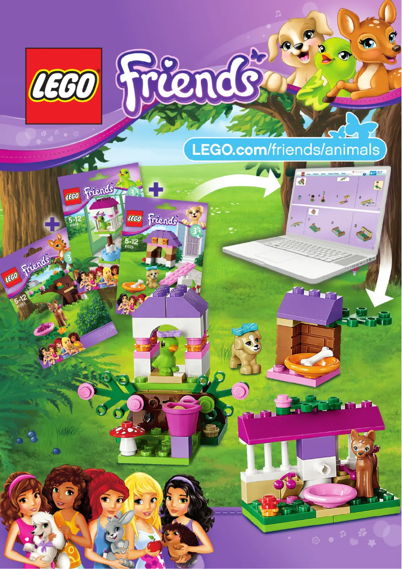 Page 1 de la notice Manuel utilisateur Lego Friends 41025