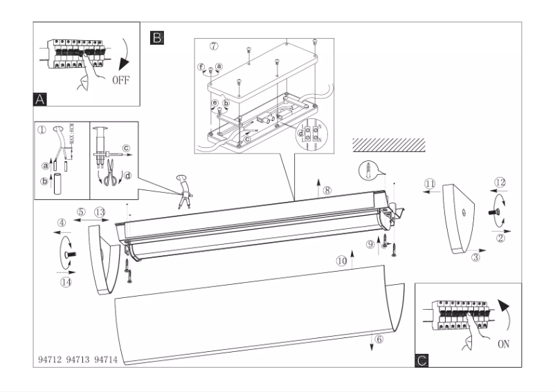 Page 1 de la notice Manuel utilisateur Eglo Gita 2