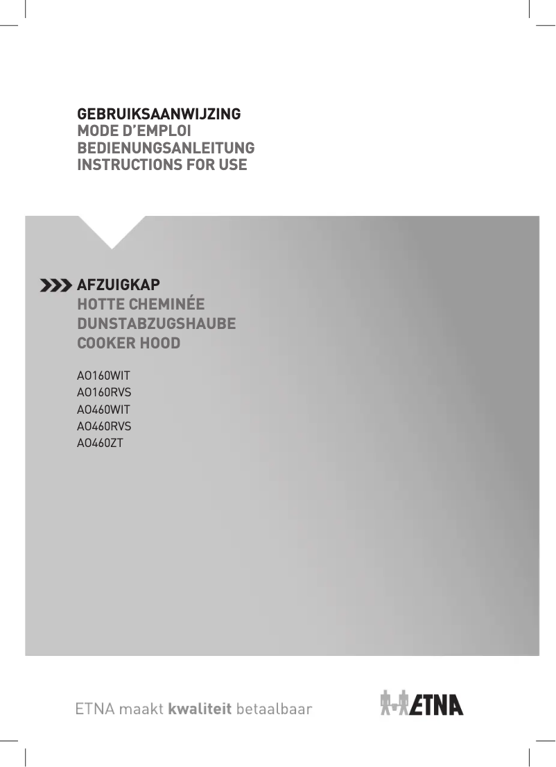 Page 1 de la notice Manuel utilisateur Etna AO660RVS