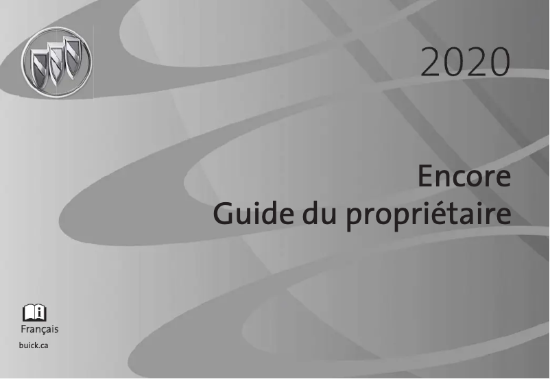 Page 1 de la notice Manuel utilisateur Buick Encore (2020)