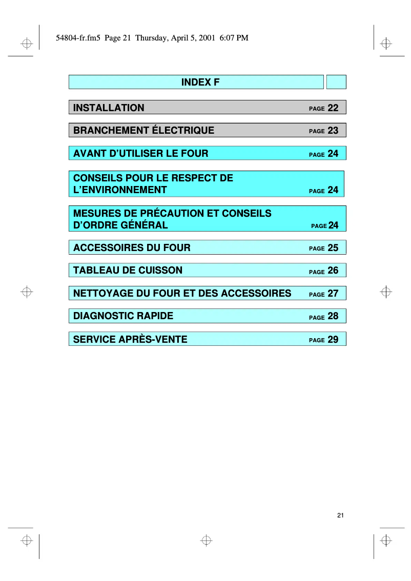 Page 1 de la notice Manuel utilisateur Whirlpool AKP 757 IX