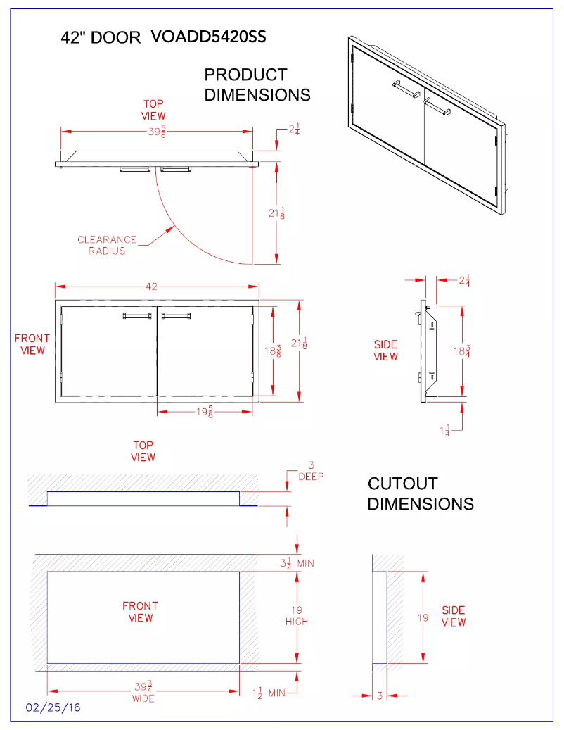 Image de la première page du manuel de l'appareil VOADD5421SS