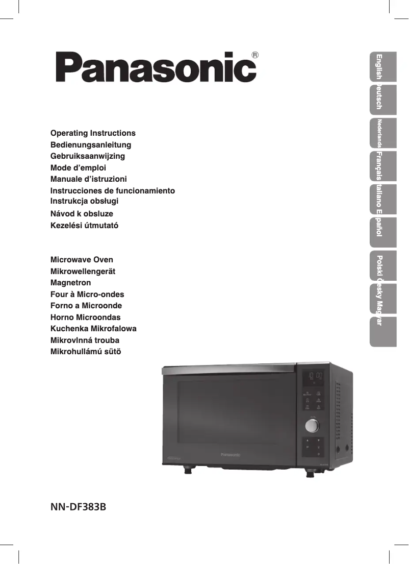 Página 1 del manual Manual de usuario Panasonic NN-DF383