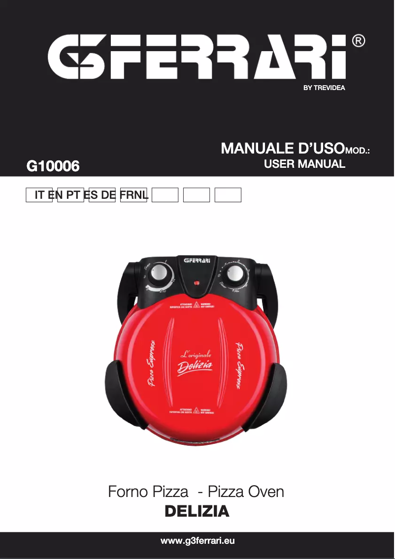 Page n°1 - Manuel utilisateur G3 Ferrari Delizia G10006