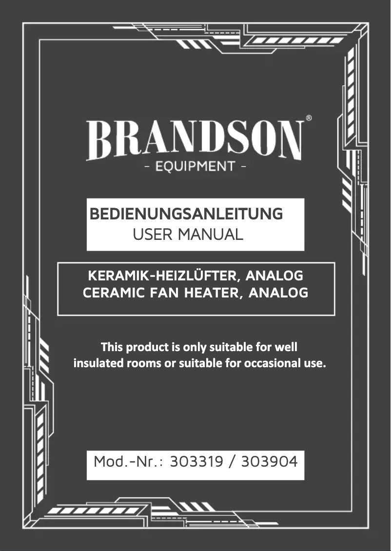 Page 1 de la notice Manuel utilisateur Brandson 303319