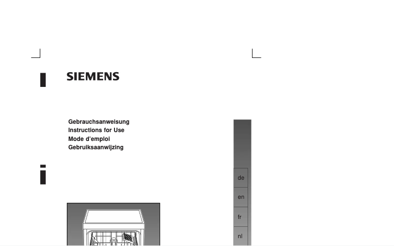 Image de la première page du manuel de l'appareil SF24261