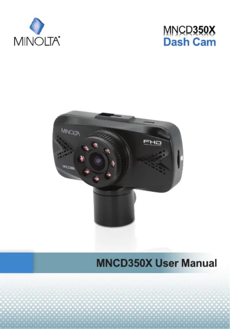 Page 1 de la notice Manuel utilisateur Minolta MNCD355X